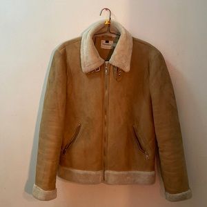 Topman shearling coat